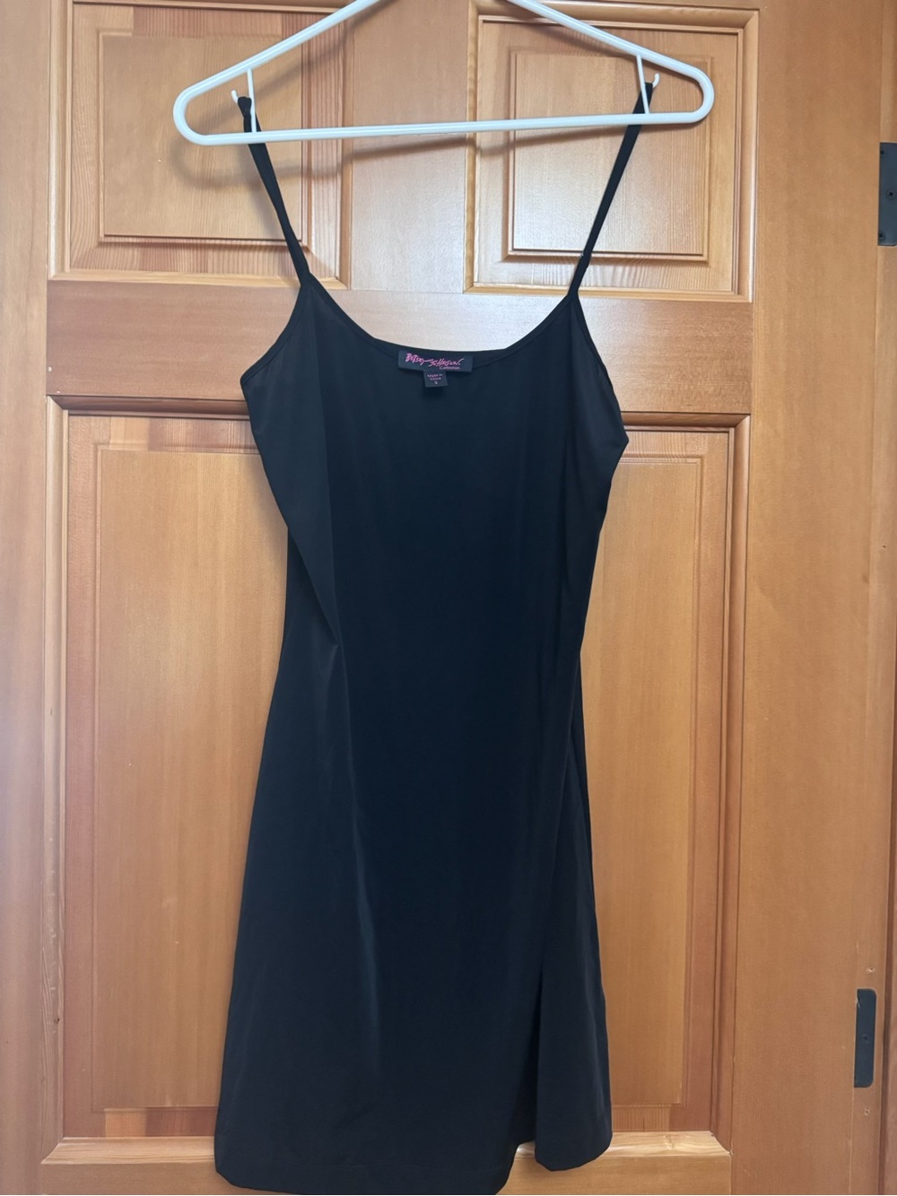 Vintage Betsey Johnson Olive Green & Black Animal-Print Long Sleeve Skater Dress - Picture 5 of 6